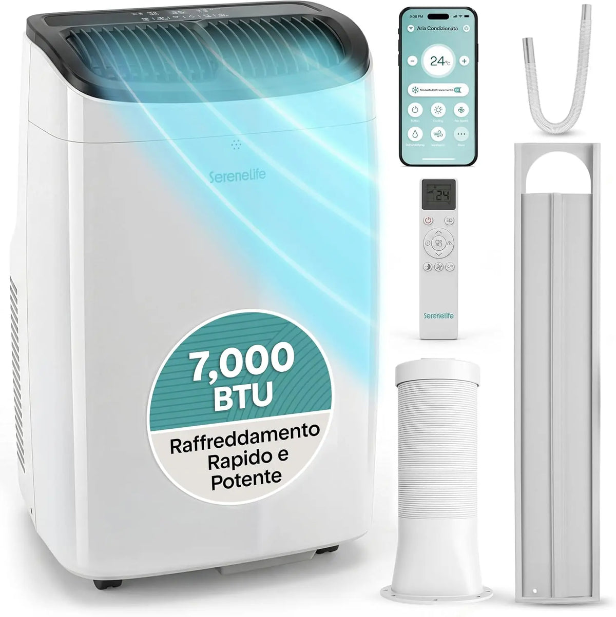 SereneLife climatiseur – 000 BTU