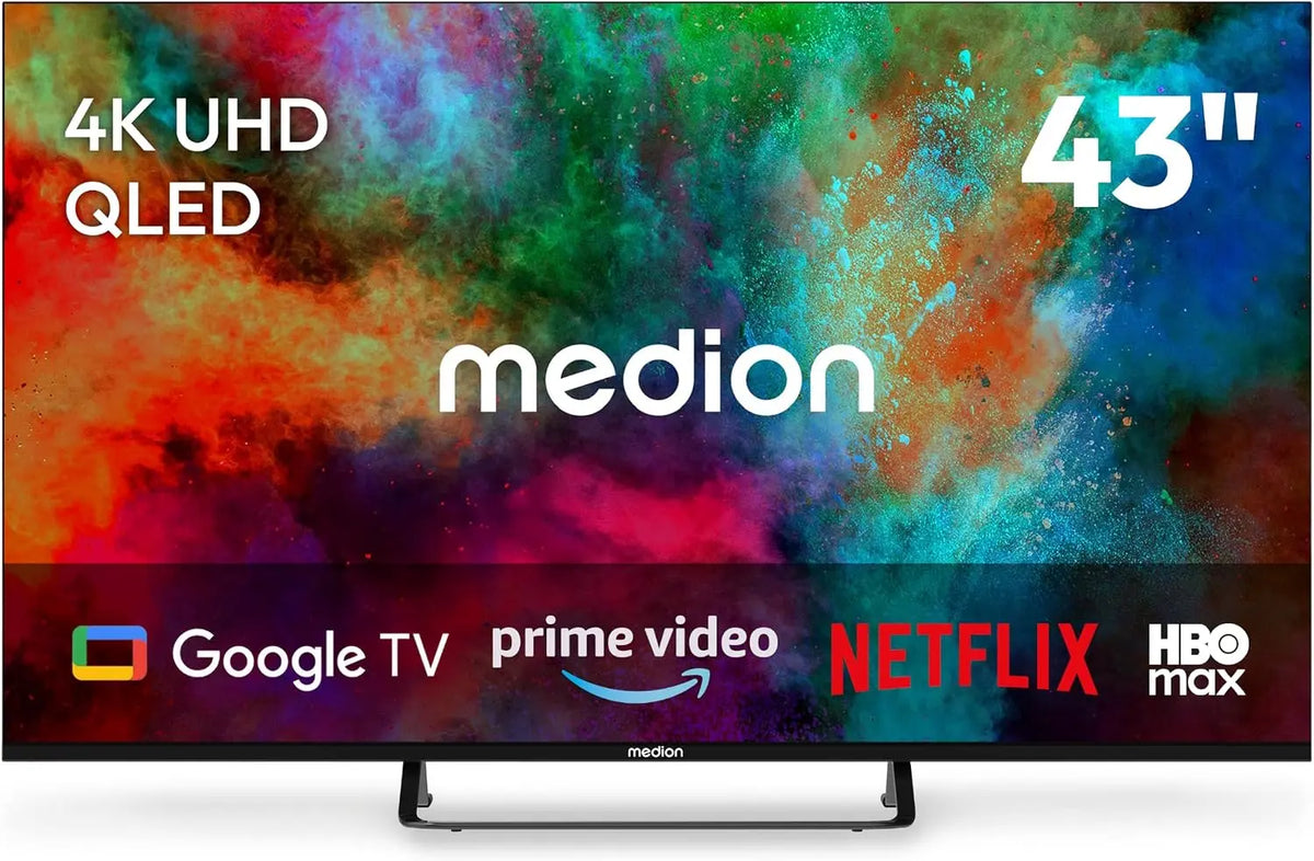 MEDION téléviseur MD843701 – 4K, 43 pouces